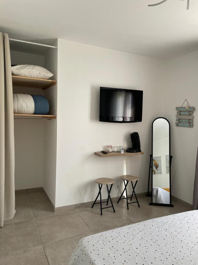 Chambre Avec Salle De Bain Privee Dans Villa Avec Garage 마노스크 외부 사진